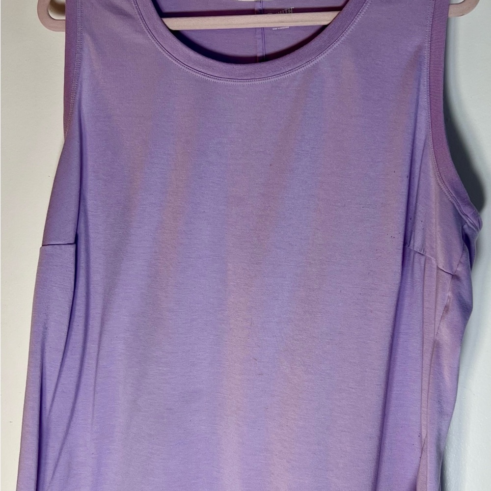 Duluth Trading Co Purple Sleeveless Muscle Tee